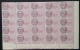 Planche 25 Timbres Fiscaux - 90c - Coin Daté 1.6.1939 - Neufs - Marken