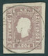 ÖSTERREICH BIS 1867 17a O, 1858, 1.05 Kr. Dunkellila, K1 WEGSTADL, Breitrandig, Kabinett, Fotobefund Dr. Ferchenbauer, M - Gebruikt