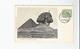 EGYPTE 49 SPHINX ET PYRAMIDE DE CHEOPS (TIMBRE ET CARTE POSTALE AVEC PYRAMIDES) PYRAMID STAMP AND PYRAMID POST CARD - Piramiden