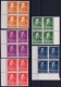 Norway : Mi Nr 428 - 432  Postfrisch/neuf Sans Charniere /MNH/** 1959 4- Blocks - Ongebruikt