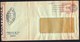 20-IV-1945 LETTRE SUISSE ( BERN )  METER STAMP + BANDE CENSURE " OUVERT PAR AUTORITES CONTROLE " - Lettres & Documents