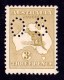 Australia 1915 Kangaroo 3d Olive 3rd Wmk Perf OS Die 1 MNH - Neufs