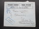 Ungarn 1920 Express Brief Nach Wien. Franz Steiner Int. Peditions Bureau. Rückseitig Frankiert! Nr. 203 Als 4er Streifen - Briefe U. Dokumente
