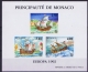 Monaco: Block  190 A  Mi 2070 - 2072  Sonderdru Postfrisch/neuf Sans Charniere /MNH/** Non Detelé Imperforated Ungezahnt - Blocks & Kleinbögen