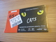 Andrew Lloyd Webber's CATS Ticket D'entree Music Concert In Athens Greece 2005 Badminton Stadium - Concerttickets