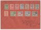 FDC 1942 Complete Set Of 12, British Somaliland Protectorate, Registered Used To Aden. - Somaliland (Herrschaft ...-1959)