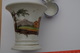 B6 Vase Vieux Paris Porcelaine Marque à Déterminer - Défaut éclat Epoque Empire Restauration Ca 1810 1840 - Sèvres (FRA)