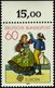 BUNDESREPUBLIK 1097G **, 1982, 60 Pf. EUROPA: Folklore, Druck Auf Der Gummiseite (bildseitig Nicht Fluoreszierend), Ober - Used Stamps