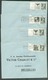 Lot De 8 Lettres Avec Timbres PUB 99/106 (série Complète Avec Bord Papier Blanc) Vers Bruxelles- 12864 - Autres & Non Classés