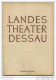 Landestheater Dessau - Spielzeit 1951/52 Nummer 4 - Frau Luna Von Paul Lincke - Anneliese Schmid-Dressel - Helmut Grell - Théâtre & Danse