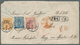 01608 Schweden: 1867 (2 May) Cover To Paris, Franked Wlth 12ore, 24ore, And 50 Ore Coat Of Arms Issue, Pre - Ungebraucht
