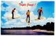 United States Modern Postcard Water Skiing Triple Jump - Cypress Gardens, Florida - Wasserski