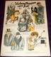 Delcampe - 1929 Lustige Blätter - Lot Of 8 Original Lithograph Prints, Comics Art Deco - Autres & Non Classés