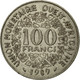 Monnaie, West African States, 100 Francs, 1989, Paris, TTB, Nickel, KM:4 - Ivory Coast