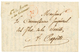 331 1854 Cachet De Franchise Mre De La MARINE ET DES COLONIES + PD Rouge Sur Lettre Pour TAHITI. Verso, BUREAU MARITIME  - Legerstempels (voor 1900)