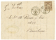 474 "BOITE MOBILE" : 1876 30c SAGE Type 1 (n°69) Obl. MARSEILLE B.M Sur Lettre Pour L' ESPAGNE. TTB. - 1876-1878 Sage (Type I)