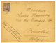 1003 BELGIAN CONGO : 1890 50c (perforation Variety) Canc. BOMA On Envelope To BRUXELLES. Vvf. - Andere & Zonder Classificatie