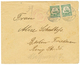 1069 1910 4h(x2) Canc. TAVETA DEUTSCHE FELDPOST + Red Cachet ZENZUR PASSIERT DEUTSCH OSTAFRIKA On Envelope To BERLIN. Vf - Chine (bureaux)