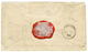 1346 1872 6c + 24c + SINGAPORE PAID In Red On Envelope To ENGLAND. Vf. - Singapour (...-1959)