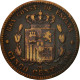Monnaie, Espagne, Alfonso XII, 5 Centimos, 1878, Madrid, TB+, Bronze, KM:674 - Primeras Acuñaciones