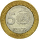 Monnaie, Dominican Republic, Franz Joseph I, 5 Pesos, 2002, TTB, Bi-Metallic - Dominikanische Rep.