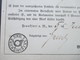 Delcampe - Altdeutschland Thurn Und Taxis 1856 Postschein Fürstlich Thurn Und Taxis'sche Briefpost Expedition. Reco Gebühr!! - Lettres & Documents