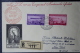 Liechtenstein: Graf Zeppelin  Sieger 317   Mi 149 + 150  1936  Triesenberg -&gt; New York Einschreiben - Briefe U. Dokumente