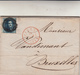 Dison To Bruxelles, Cover Con Contenuto 1854 - Postmarks - Lines: Distributions