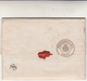 Dison To Bruxelles, Cover Con Contenuto 1854 - Oblitérations à Barres: Distributions