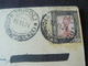 1924 POSTCARD GO FROM TRIPOLI TO GENOVA + RARE  POSTAGESTAMP / FRANCOBOLLO FORTEMENTE SPOSTATO - Libya