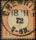 1872, 1/2 Groschen Kleiner Brustschild Zinnober - CHAMNITZ - Used Stamps