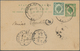 Malaiische Staaten - Kedah: 1928, 2 C Green Psc Uprated With 2 C Dull Green From KUALA KETIL, 10 MR - Kedah