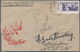 Vietnam-Nord (1945-1975): 1965/1968, 12 Xu Violet/black "soldier With Prisoners", Single Franking On - Vietnam