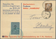 Deutsches Reich - Halbamtliche Flugmarken: 1924/1933, Lot Mit Zwei Marken: 2 GM Junkers-Marke 1924 P - Airmail & Zeppelin