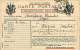 041018 GUERRE 14 18 FM - 1914 58e Régiment De Ligne 32e Cie Illustrations Drapeaux - Lettres & Documents
