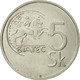 Monnaie, Slovaquie, 5 Koruna, 1995, TTB, Nickel Plated Steel, KM:14 - Slowakei