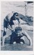 REPRINT -  Two Naked Trunks Mucular Guys Men In Shallow On Beach  Hommes Nus Sur La Plage, Mecs, Photo Reproduction - Personnes