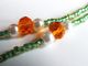 Cordon Lunettes, Miyuki, Green Lined Topaz 724, Cristal Tchèque Facetté, Vert Orange, Perles Verre, Travail Artisanal, - Other & Unclassified