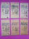 10 Anciens TICKETS BILLETS  " SNCF "  2° Classe - PARIS Gare De Lyon / Vermenton - TBE 1958 à 67 - Ohne Zuordnung