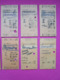 10 Anciens TICKETS BILLETS  " SNCF "  2° Classe - PARIS Gare De Lyon / Vermenton - TBE 1958 à 67 - Zonder Classificatie