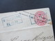 AD 1867 Preussen GA Umschlag 2 Blaue Stempel K2 Walsrode 24 Juni Nach Hamburg Mit AK Stempel Hamburg - Postal  Stationery