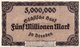 GERMANIA 5 MILLIONEN MARK 1923-DIE SACHSISCHE BANK- XF - Bundeskassenschein
