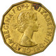 Monnaie, Grande-Bretagne, Elizabeth II, 3 Pence, 1958, TB+, Nickel-brass, KM:900 - F. 3 Pence