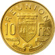 Monnaie, Réunion, 10 Francs, 1955, Paris, ESSAI, SPL, Aluminum-Bronze, KM:E6 - Reunión