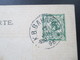 AD Bayern 1896 Sonderpostkarte P 47 Aus Dem Bedarf! Bahnpost Stempel K.B. Bahnpost Nach München - Postal  Stationery