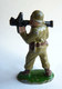 FIGURINE EN ALUMINIUM QUIRALU WWII SOLDAT US BAZOOKA - Quiralu