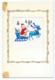 CARTE DE VOEUX, PERE NOEL SUR SON TRAINEAU, RENNE - New Year