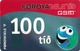 FAROE ISLANDS - Funny 'Face' 200 , 100 Kr,  Teletid, Expire Date 01/11/2005 , Used - Faeroër