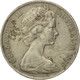 Monnaie, Australie, Elizabeth II, 20 Cents, 1975, Melbourne, TB, Copper-nickel - 1855-1910 Handelsmunt