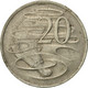 Monnaie, Australie, Elizabeth II, 20 Cents, 1975, Melbourne, TB, Copper-nickel - 1855-1910 Monnaie De Commerce